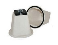 Support au sol en PVC rigide conique